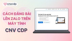 Cách đăng bài lên Zalo trên máy tính