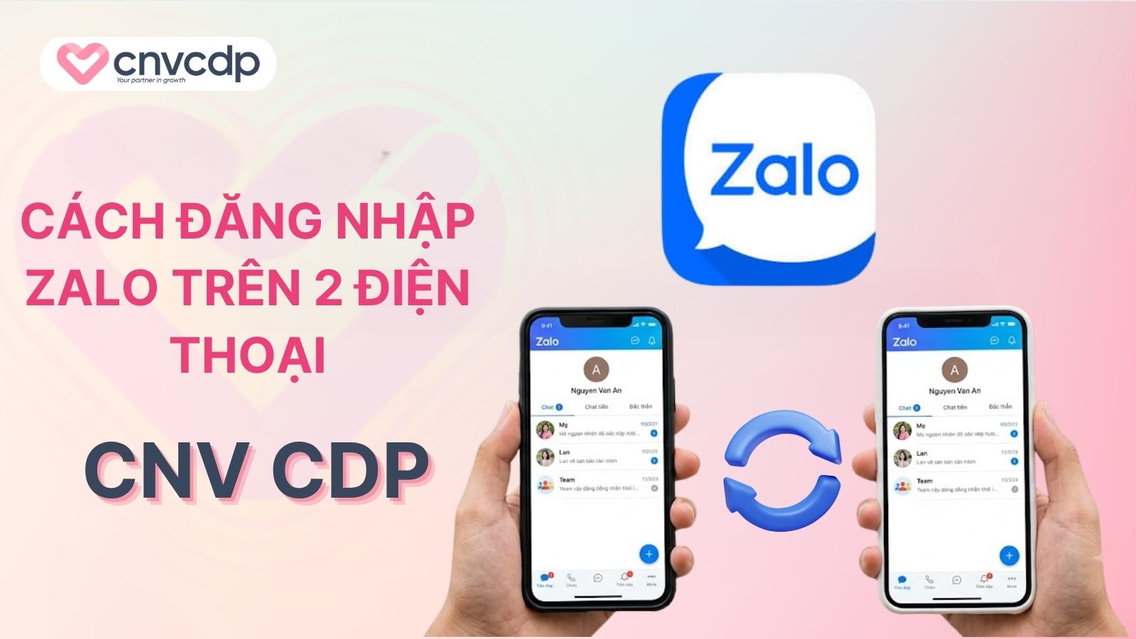 Cách đăng nhập Zalo trên 2 điện thoại