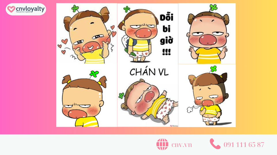 Tao sticker Quynh Aka