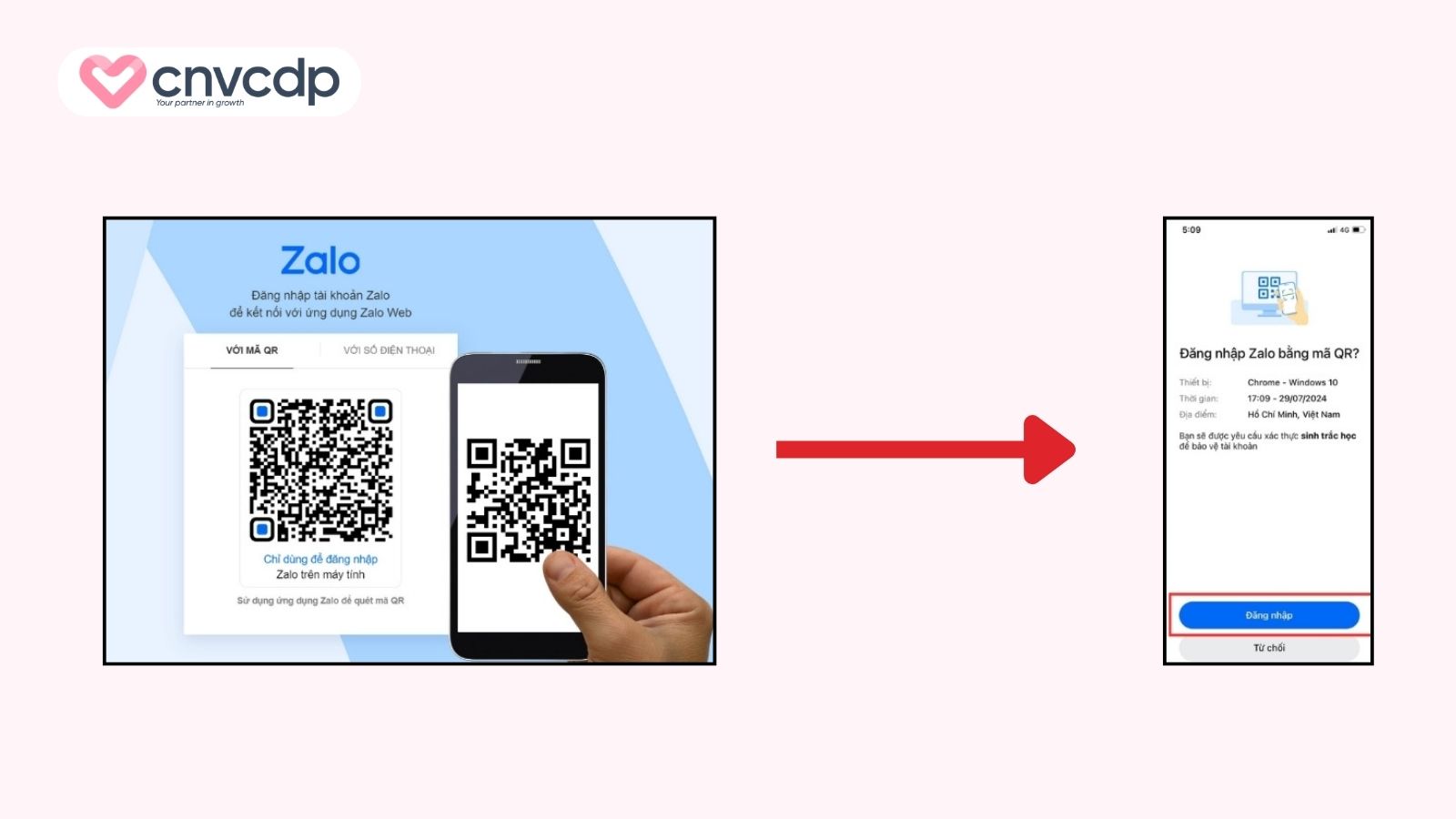 Hướng dẫn cách lấy lại mật khẩu Zalo bằng mã QR đơn giản