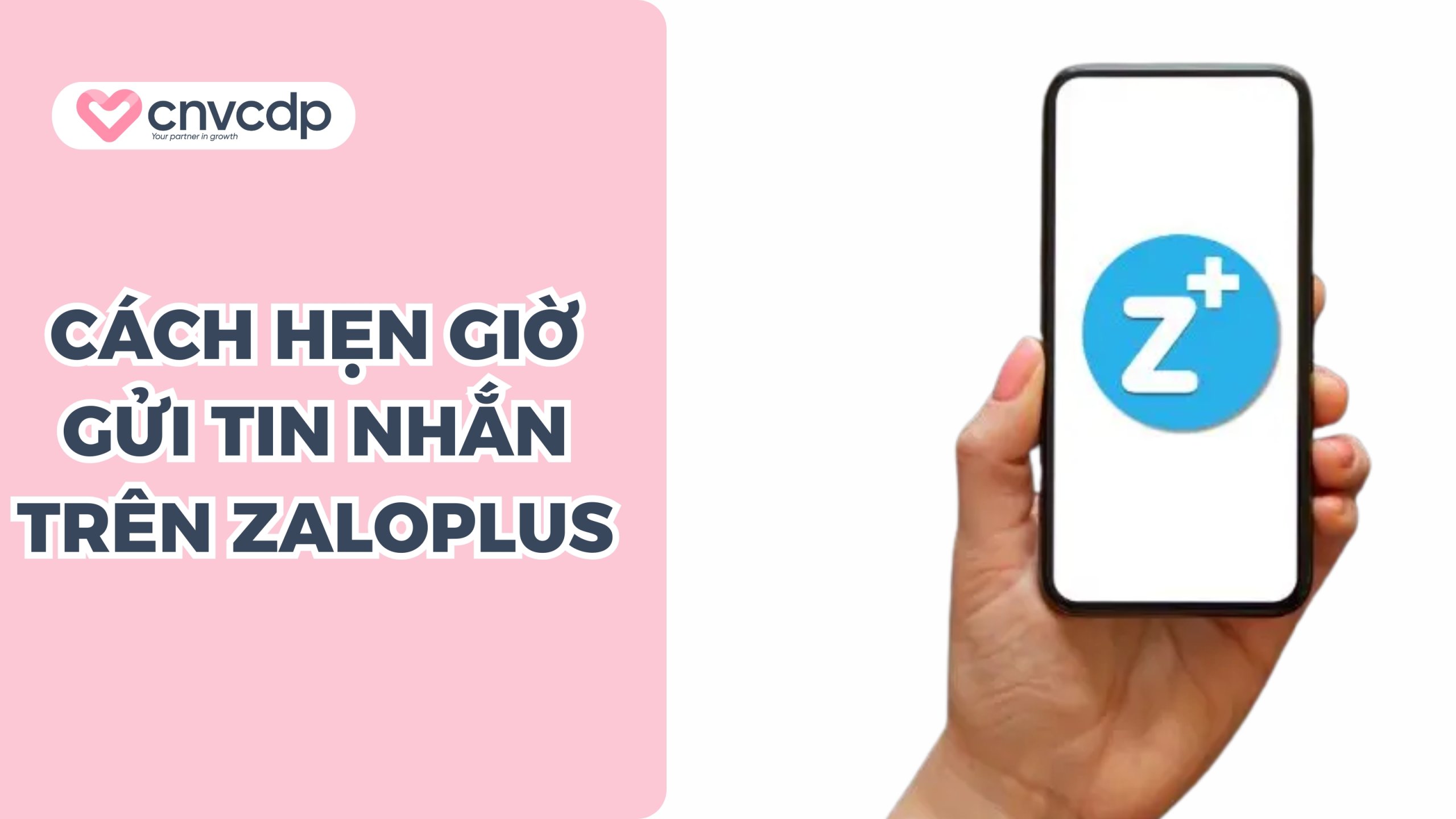 Cách hẹn giờ gửi tin nhắn trên ZaloPlus
