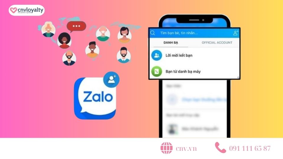 cach ket ban tren Zalo