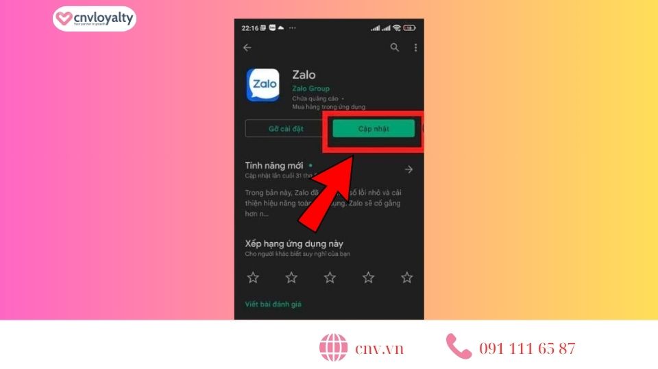 Zalo không nhận được cuộc gọi và cách khắc phục 9 cập nhật phiên bản mới nhất cho ứng dụng Zalo