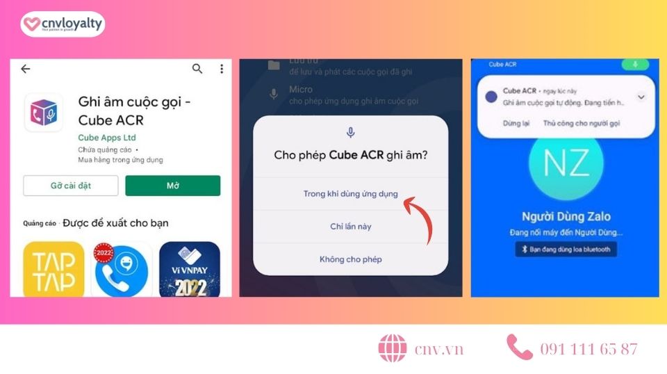cách ghi âm Zalo trên điện thoại Android
