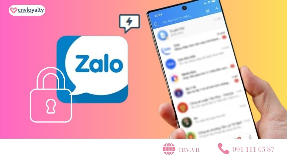 Hướng dẫn khóa tin nhắn trên Zalo