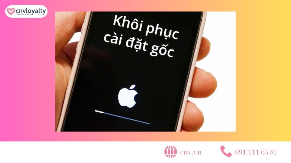 Khôi phục cài đặt gốc trên điện thoại