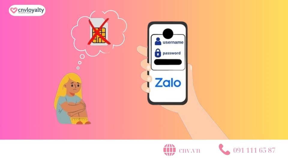 Cách khôi phục lại mật khẩu Zalo khi mất SIM