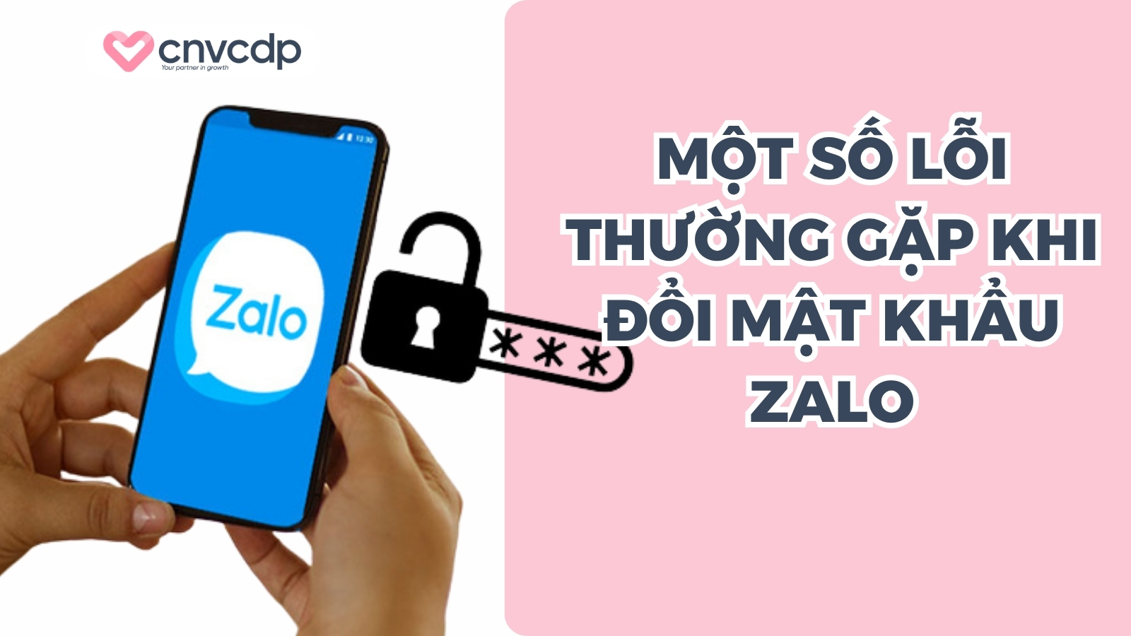Một số lỗi thường gặp khi đổi mật khẩu Zalo