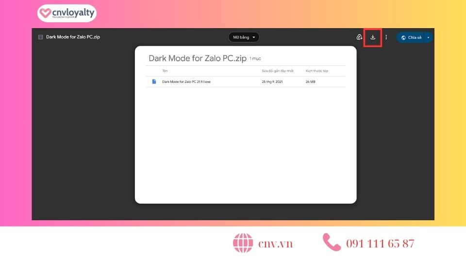 download công cụ dark mode về máy tính