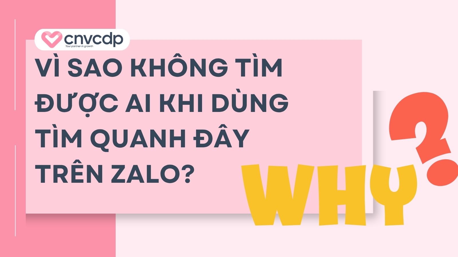 Vì sao không tìm được ai khi dùng tìm quanh đây trên Zalo?