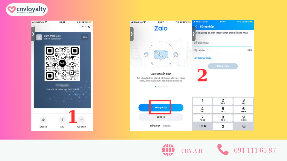 Add Zalo bạn nước ngoài bằng QR