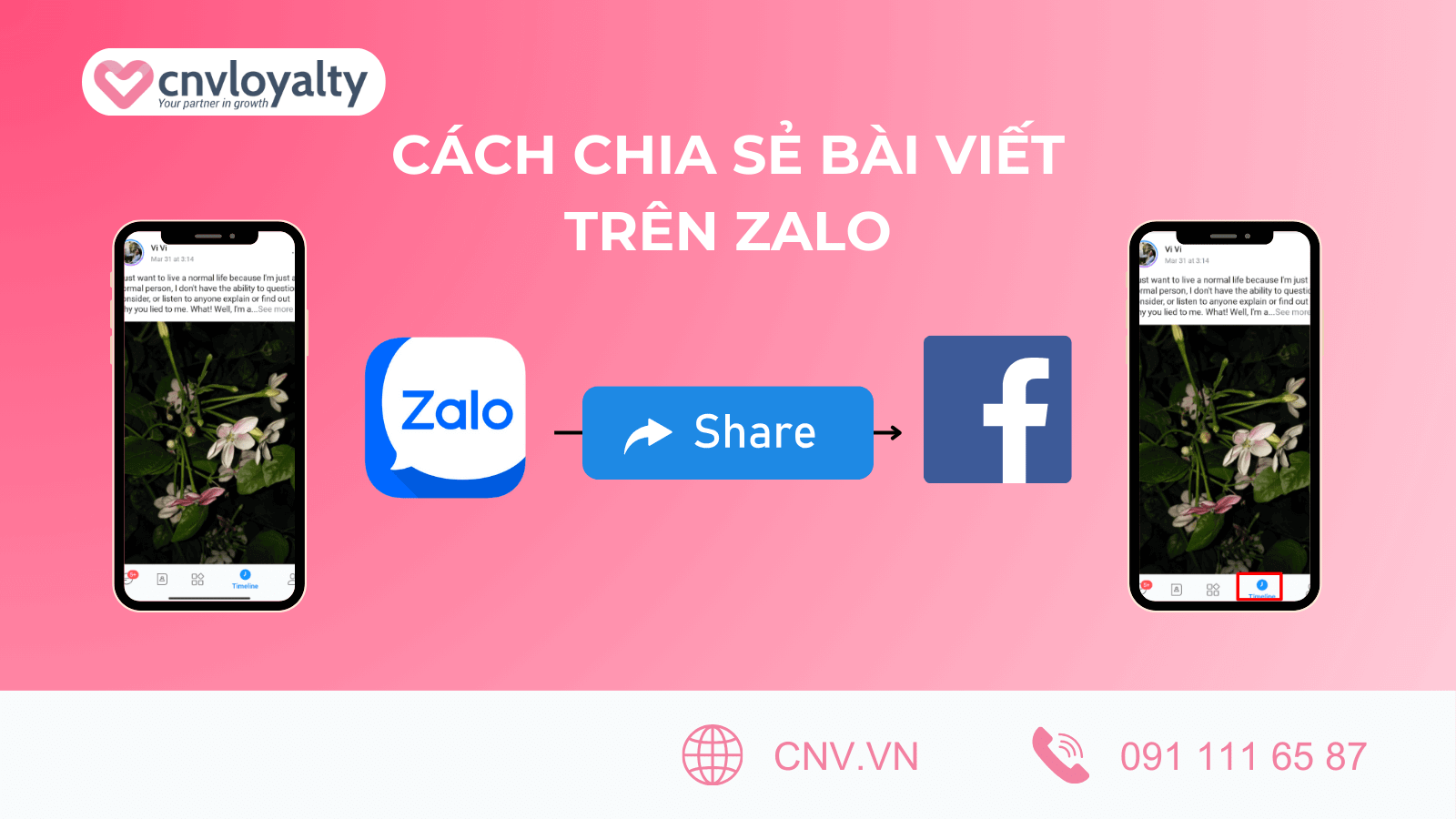 Cách đăng bài zalo lên facebook