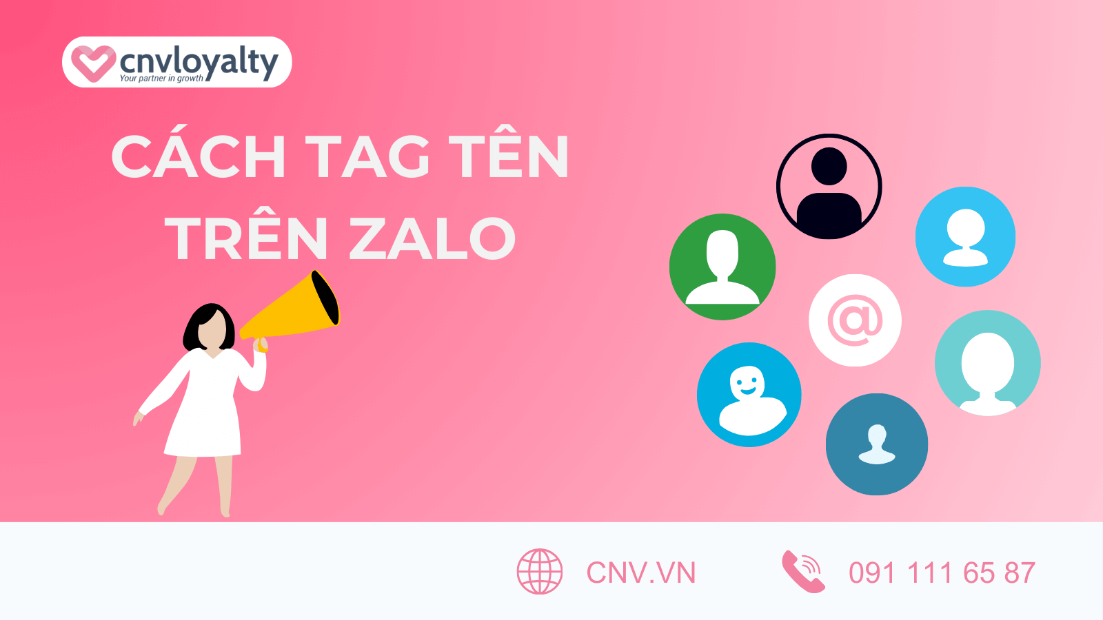 Cách tag tên trên zalo