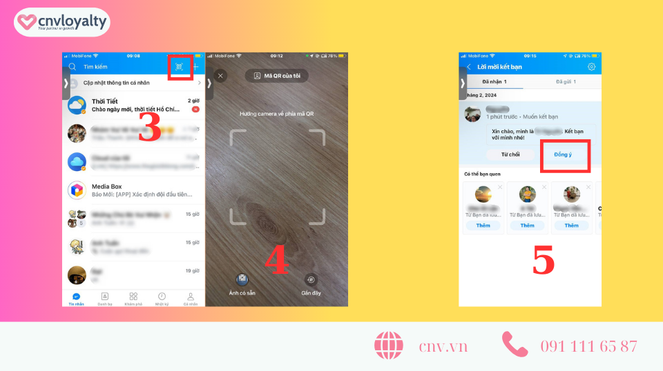 kết bạn Zalo với người nước ngoài bằng số điện thoại