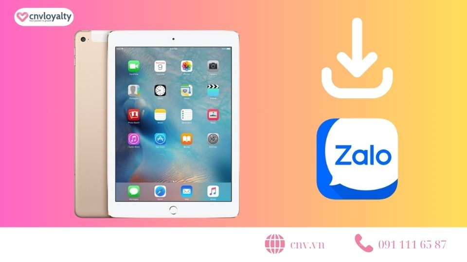 Có thể tài Zalo trên iPad không?