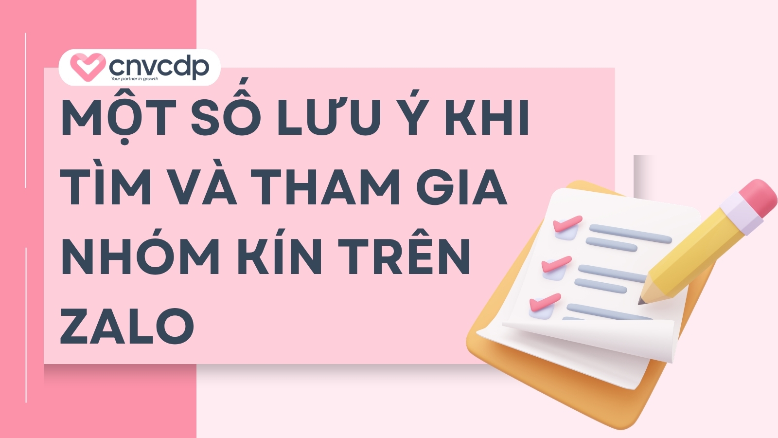 Một số lưu ý khi tìm và tham gia nhóm kín trên Zalo 