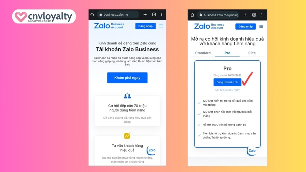 Tài khoản Zalo Business là gì? Miễn phí bao lâu? 13 Hướng dẫn đăng ký tài khoản Zalo Business trên điện thoại