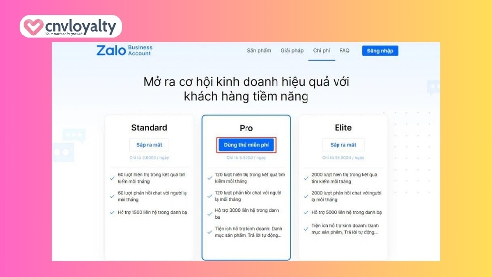 Tài khoản Zalo Business là gì? Miễn phí bao lâu? 17 Hướng dẫn đăng ký Zalo Business trên máy tính