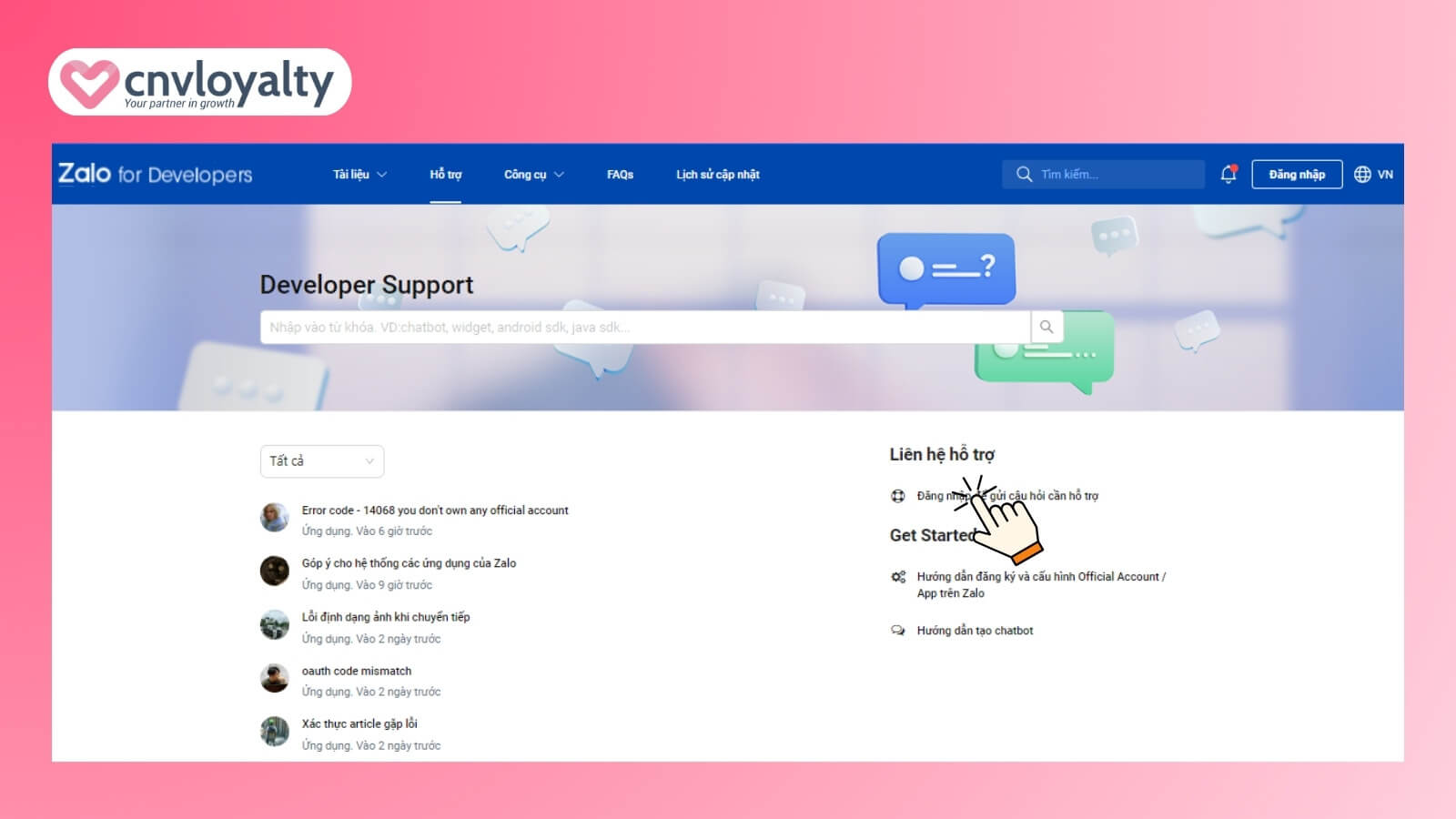 Cách liên hệ tổng đài hỗ trợ Zalo OA nhanh và đơn giản nhất 10 hỗ trợ Zalo trực tuyến