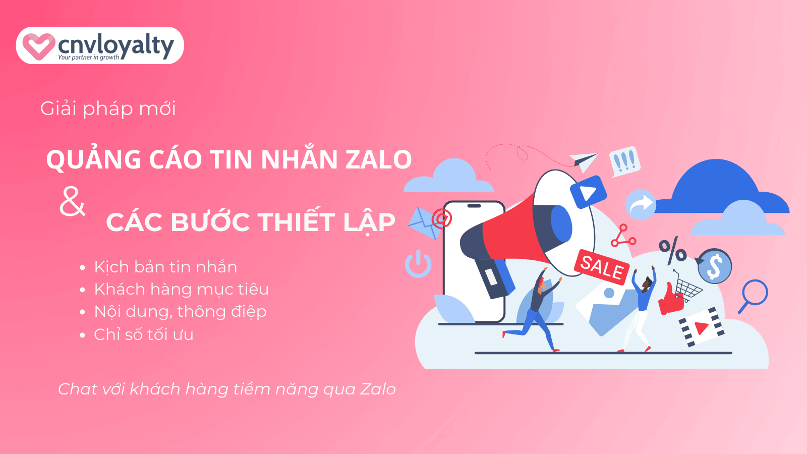 Quảng cáo tin nhắn trên Zalo