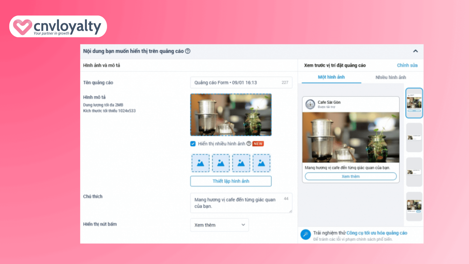 Cách chạy Zalo Form hiệu quả là nội dung quảng cáo
