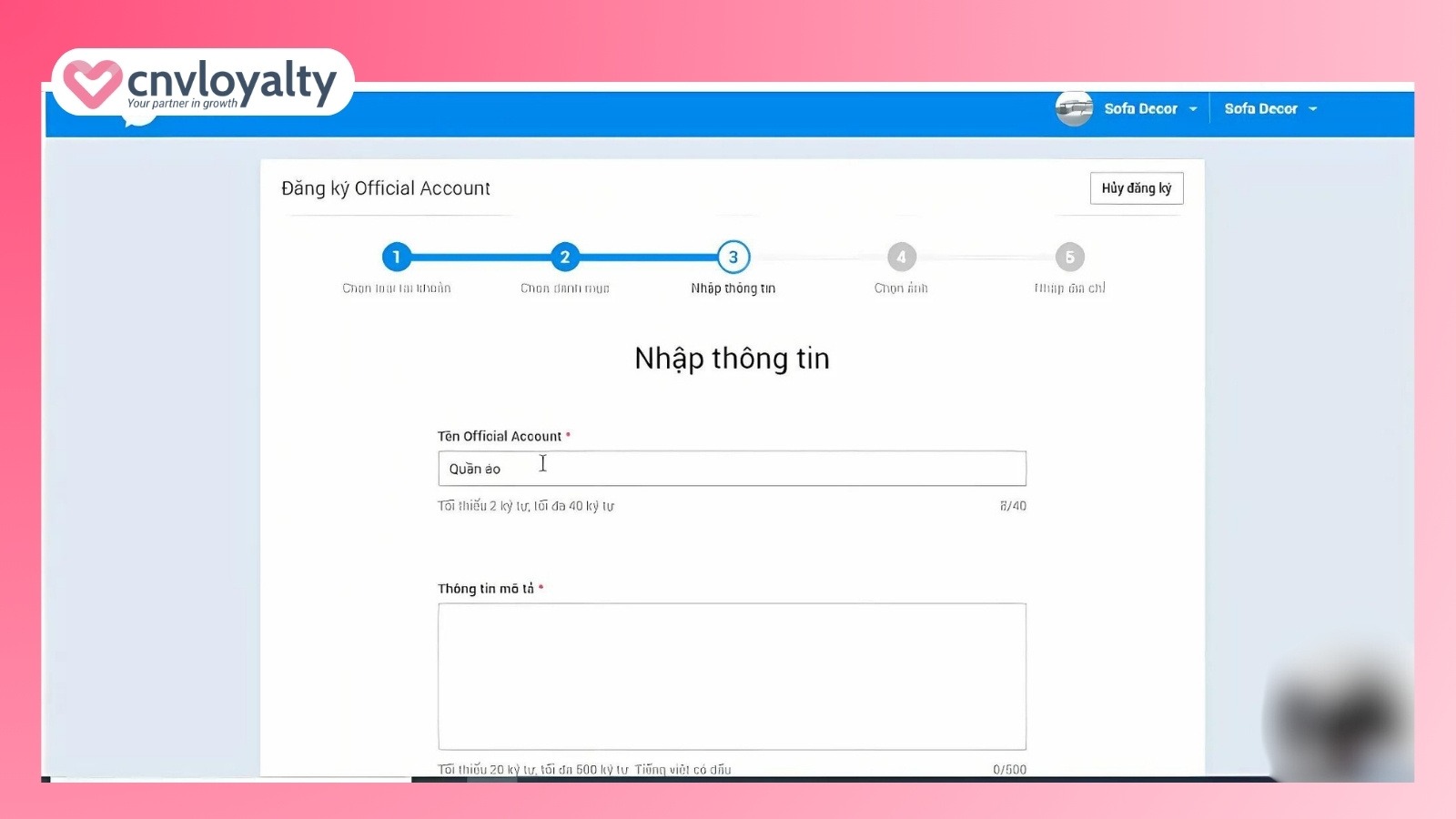 bán hàng Zalo Shop