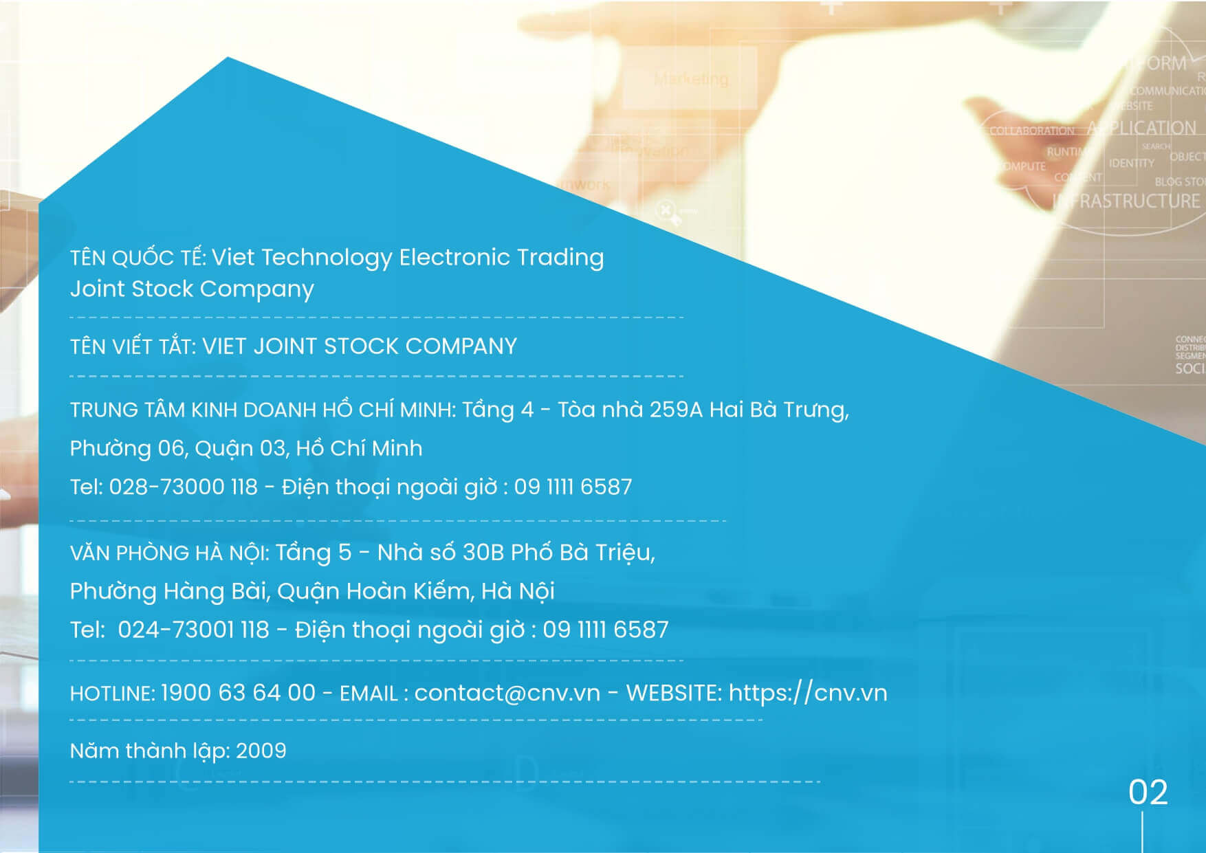 Hồ sơ năng lực CNV