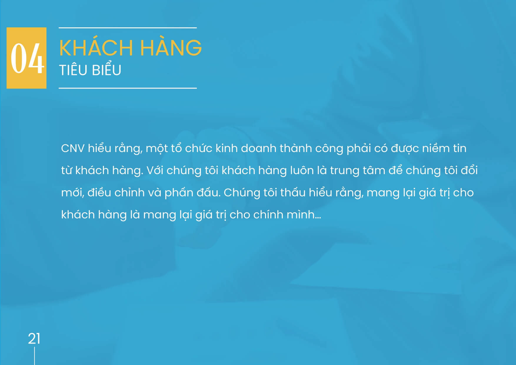 Hồ sơ năng lực CNV