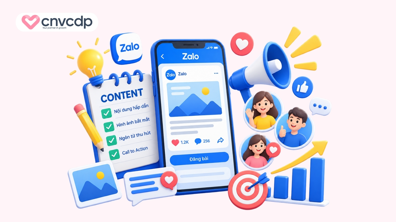 Xây dựng content Zalo thu hút khách hàng