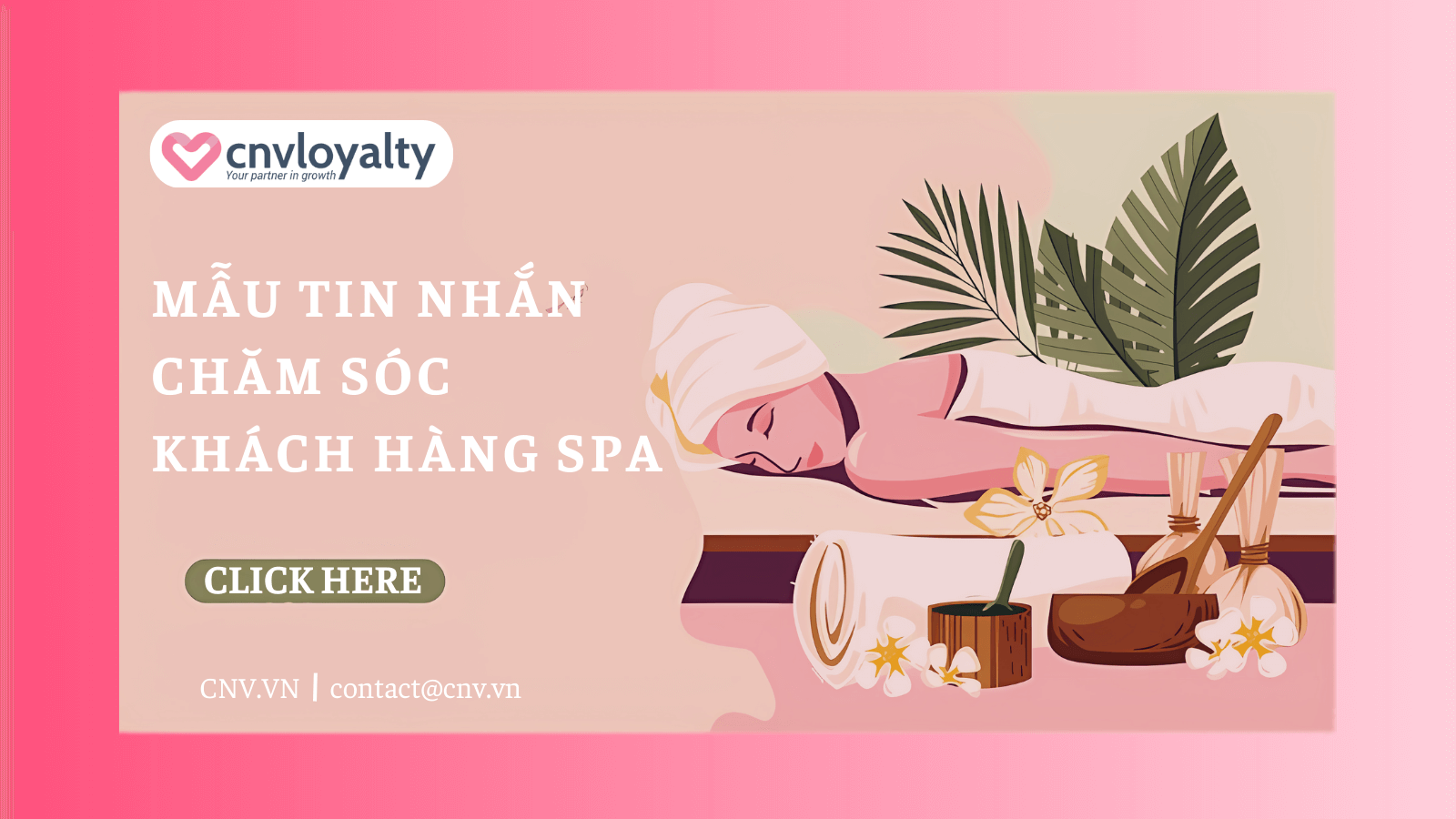 mẫu tin nhắn chăm sóc khách hàng spa