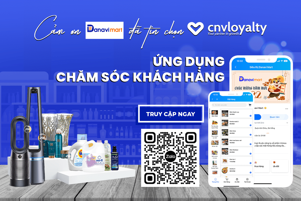 Cảm ơn DanaviMart đã tin chọn CNV Loyalty