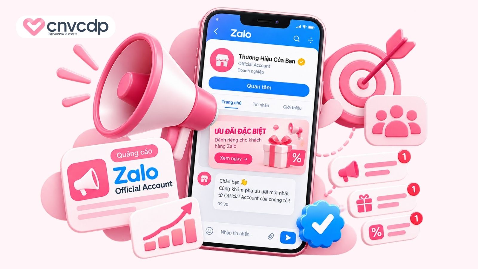 Quảng cáo Zalo Official Account