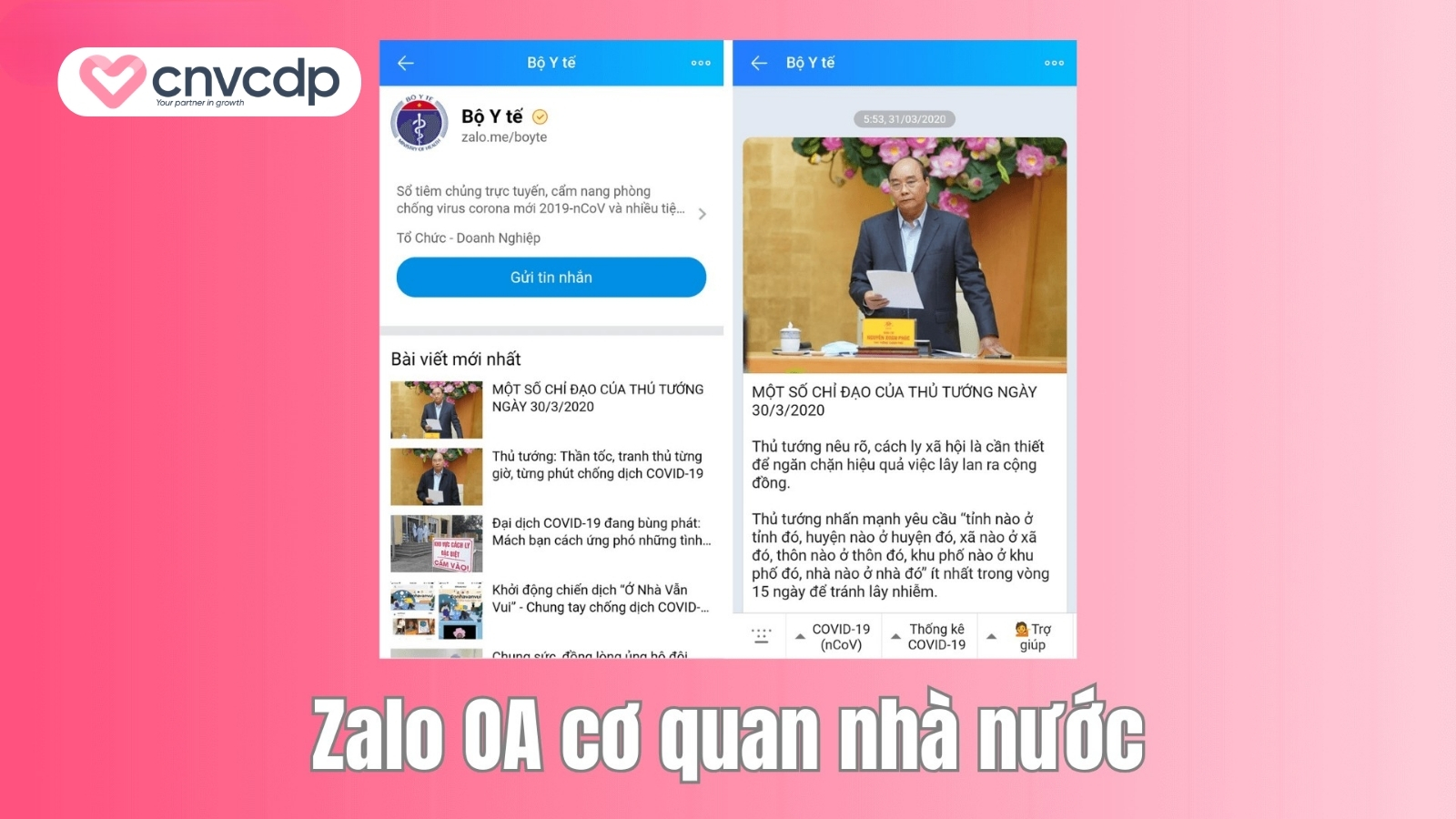 Zalo OA cơ quan nhà nước là gì