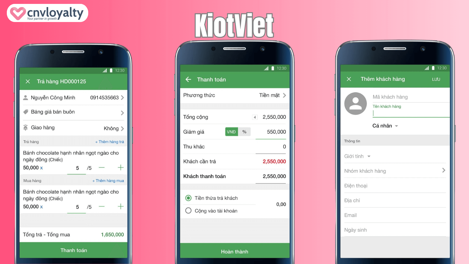 KiotViet - app quản lý bán hàng miễn phí