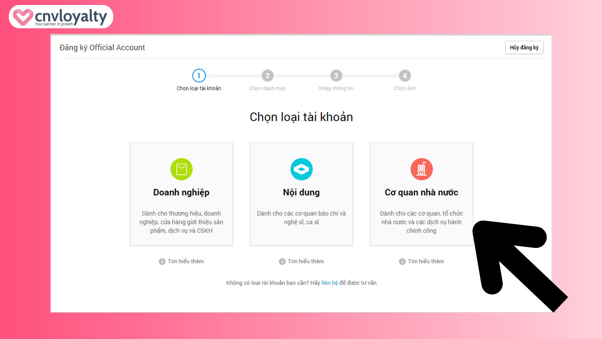 Cách tạo Zalo page cho cơ quan nhà nước chỉ 5 bước 9 Bước 2 tạo Zalo page cho cơ quan nhà nước