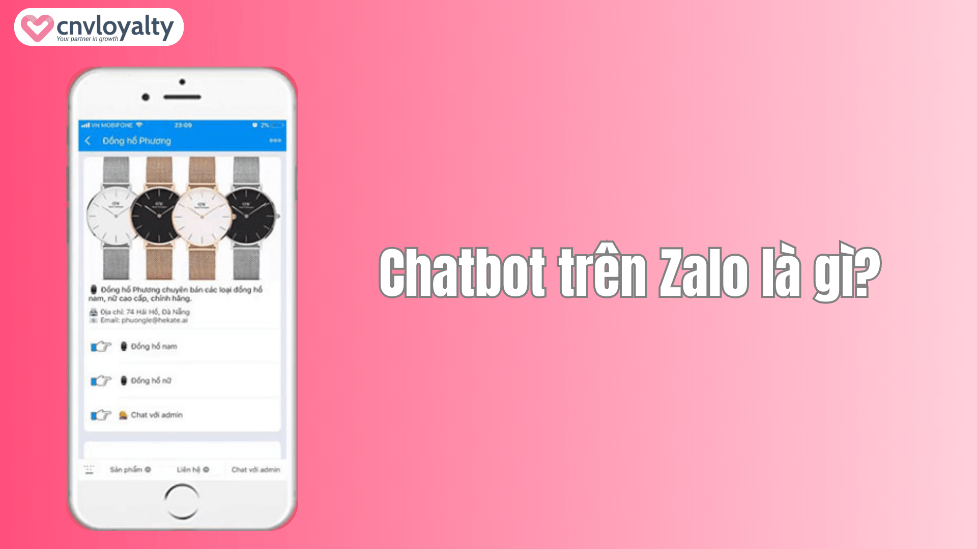 Chatbot trên Zalo là gì