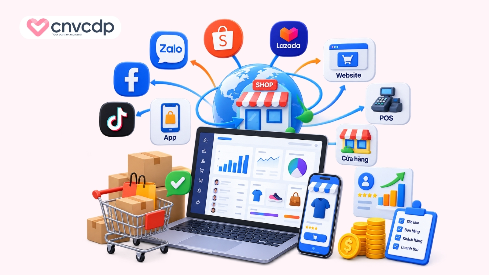 Doanh nghiệp bán hàng đa kênh