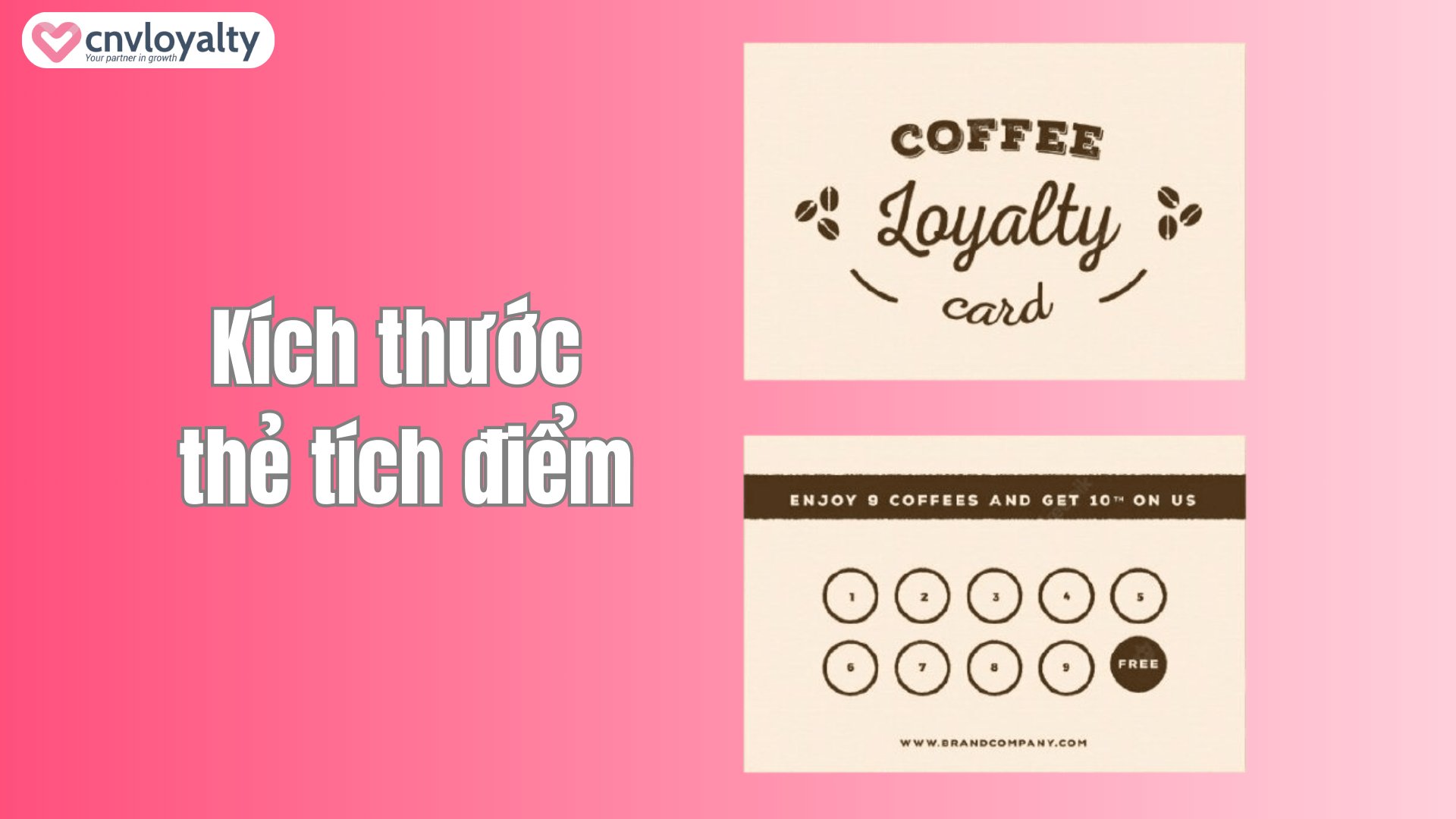 Kích thước thẻ tích điểm