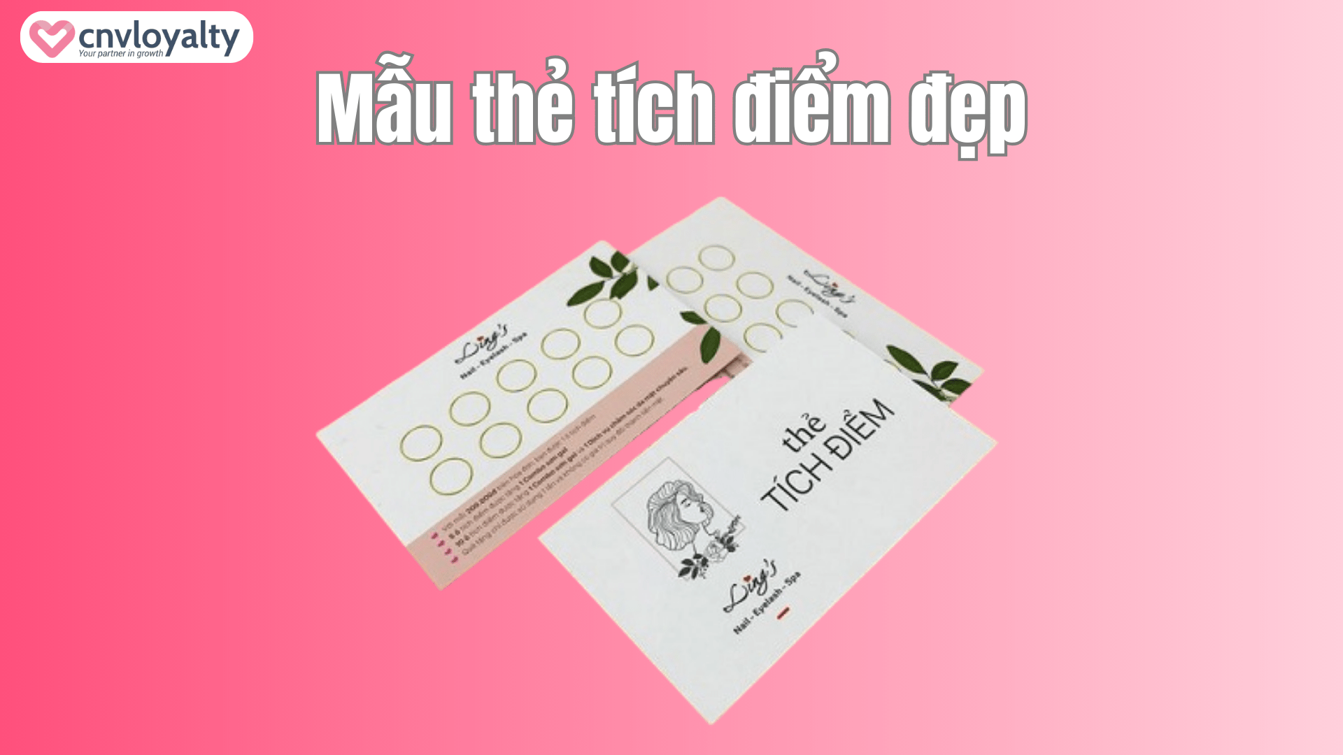 Mẫu thẻ tích điểm đẹp 2