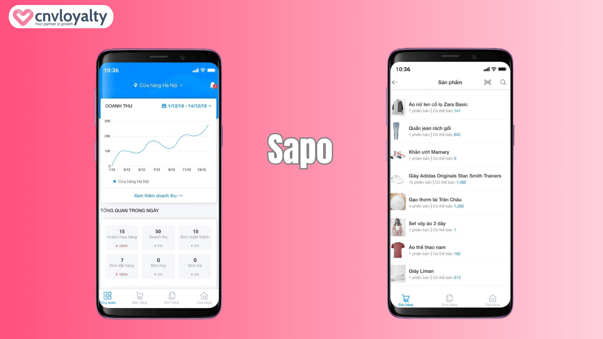 Sapo - app quản lý bán hàng miễn phí