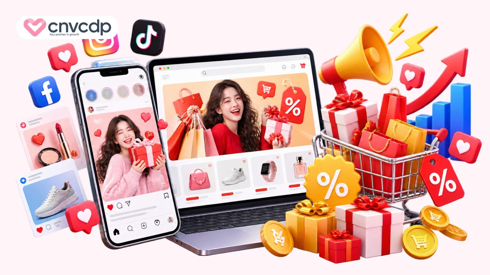 Tạo nội dung và ưu đãi để thu hút khách hàng