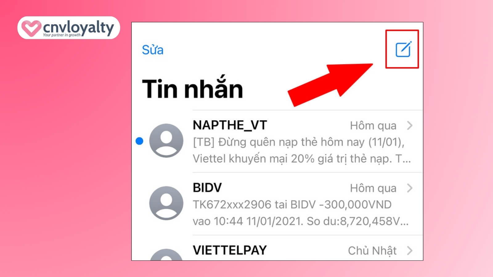 Gửi tin nhắn hàng loạt trên điện thoại 