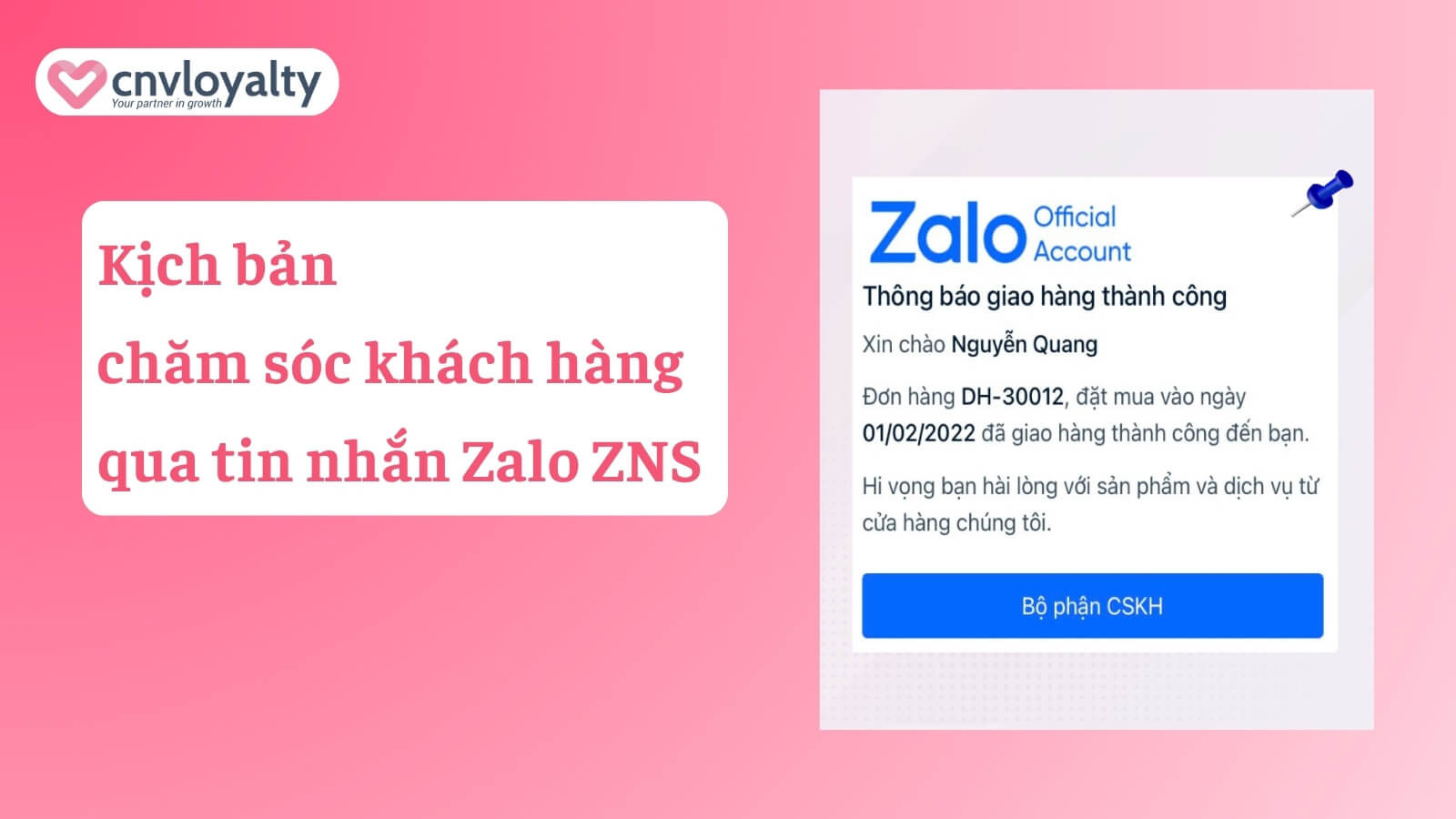 5+ mẫu kịch bản chăm sóc khách hàng cho các ngành 15 Kịch bản chăm sóc khách hàng qua Zalo