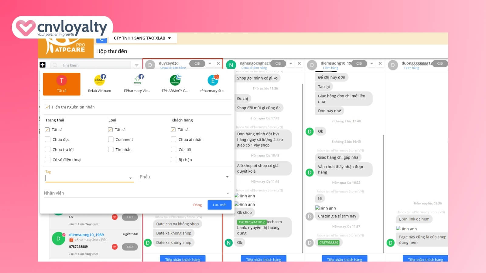 cách gửi tin nhắn hàng loạt trên fanpage