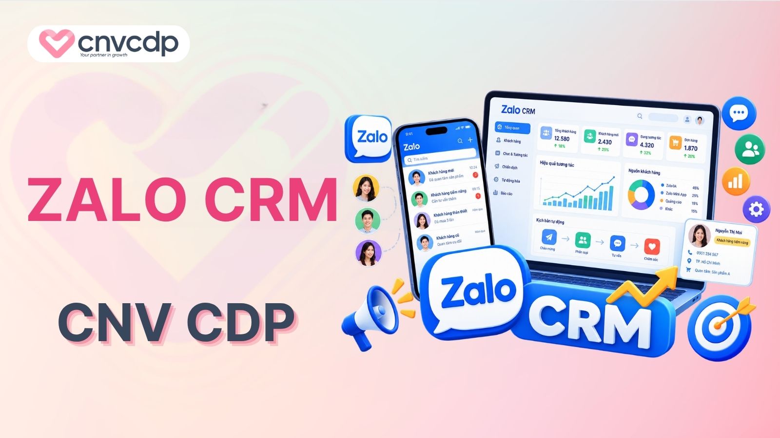 Giải pháp quản lý quan hệ khách hàng với Zalo CRM 2 Zalo CRM