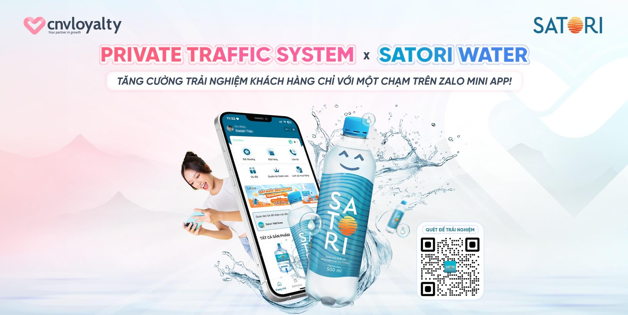 Private Traffic System Satori Water