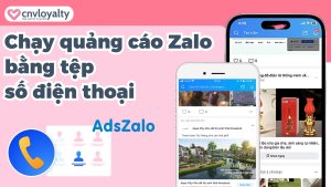 Chay quang cao Zalo bang tep so dien thoai