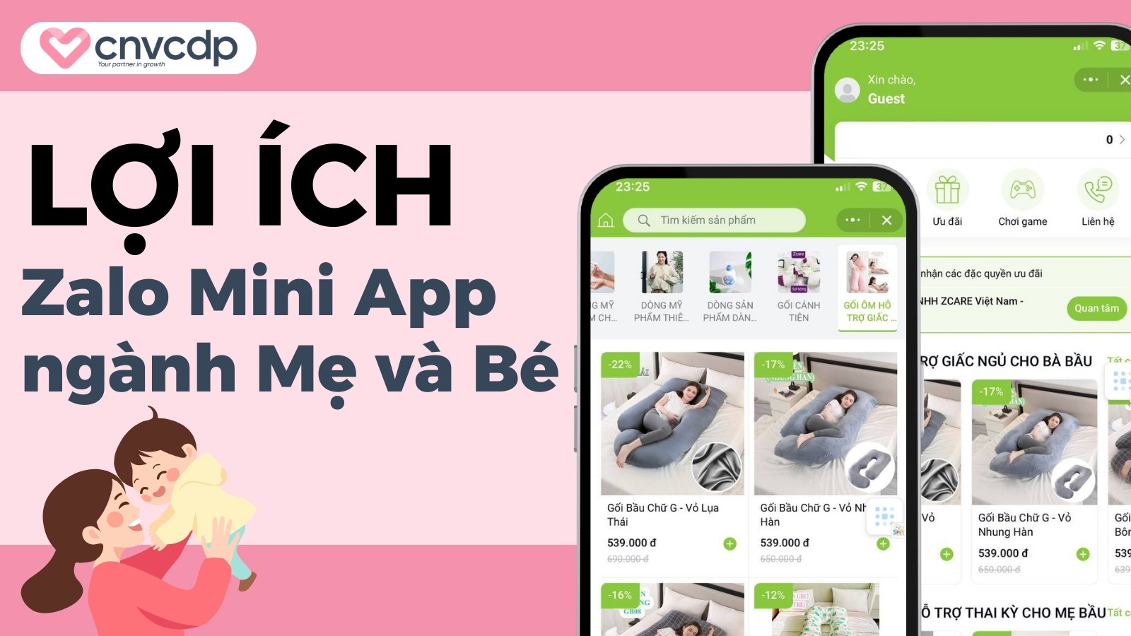 Zalo Mini App ngành hàng Mẹ và Bé: Giải pháp kinh doanh ĐỘT PHÁ 2 Loi ich cua Zalo Mini App nganh Me va Be