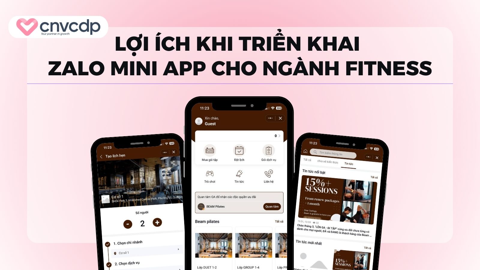 Zalo Mini App ngành Fitness: Bí quyết nâng cao trải nghiệm khách hàng 3 Loi ich cua Zalo Mini App nganh Fitness