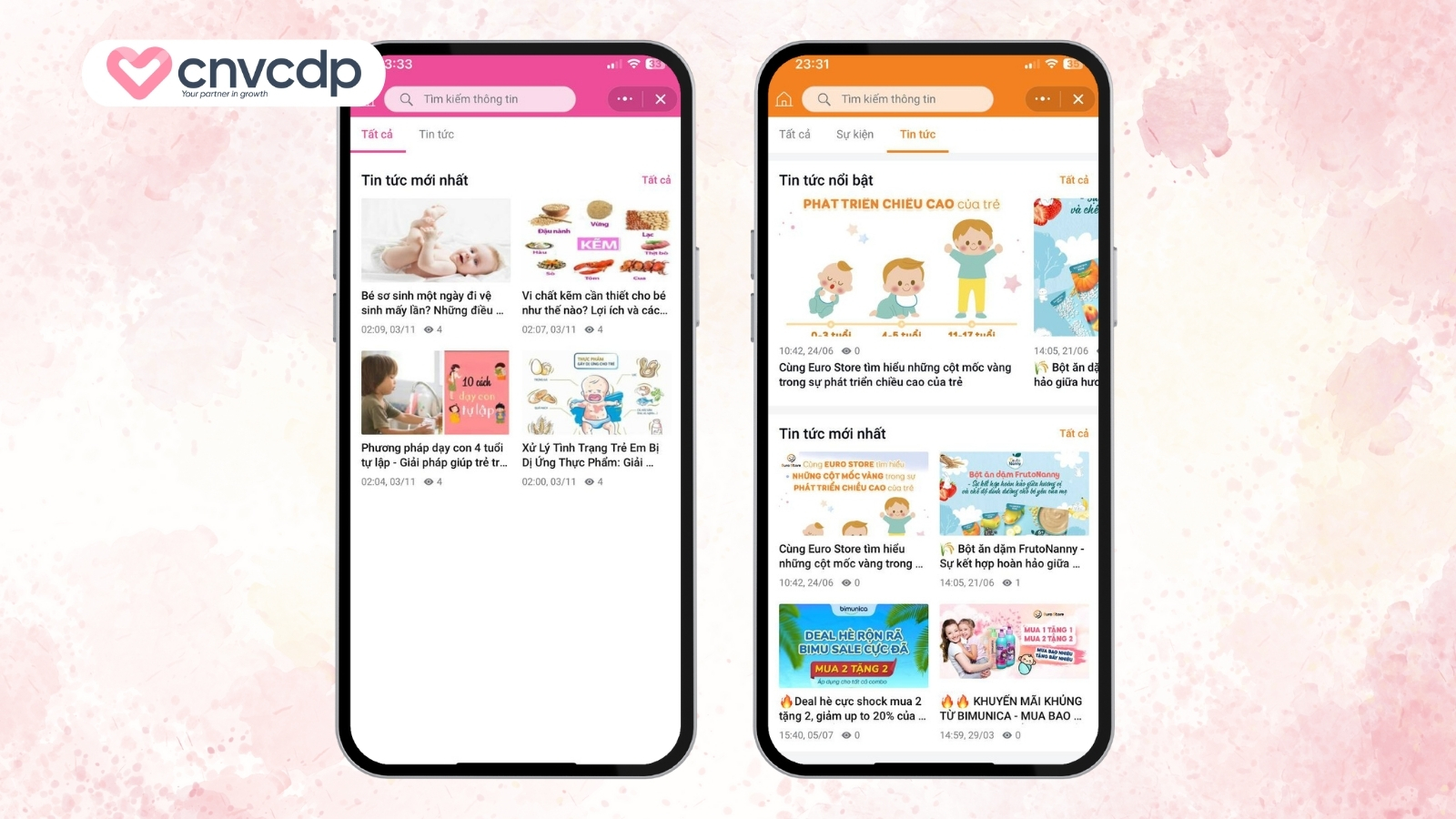 Zalo Mini App ngành hàng Mẹ và Bé: Giải pháp kinh doanh ĐỘT PHÁ 8 Tinh nang quan ly noi dung tren Mini App Zalo